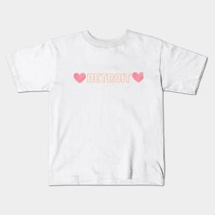 Love Detroit Kids T-Shirt